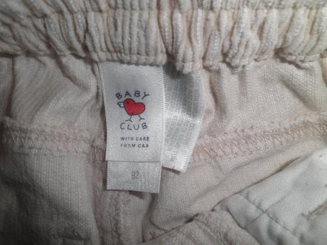 Nenošené manšestráčky, baby club,92