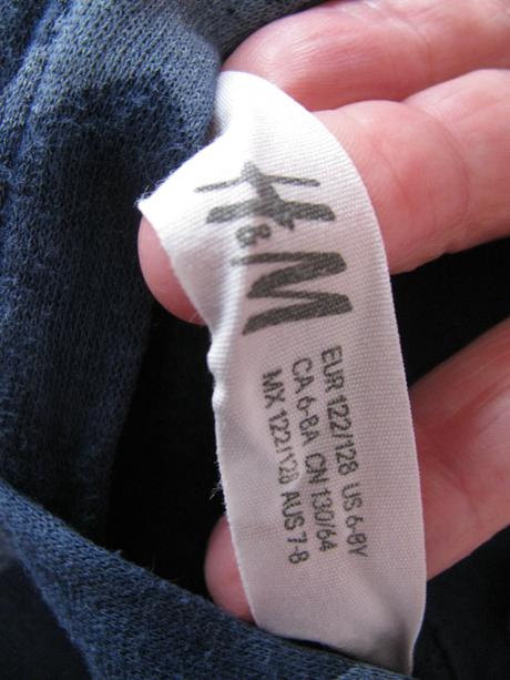 Chlapecká bavlněná mikina s kapucí h&m, h&m,122