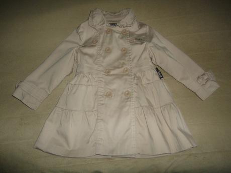 Jarní/podzimní kabátek/trenčkot vel. 12-18 měsíců, 80
