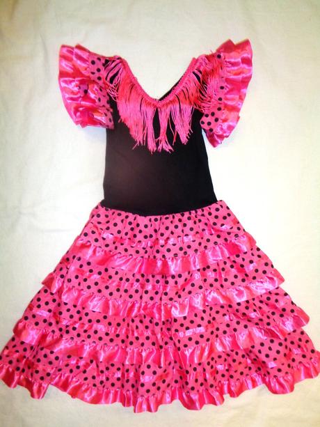 Karneval - krásné šaty carmen - 6 - 8 let, 