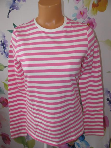 Dívčí bavlněné tričko s proužkem, f&f,164