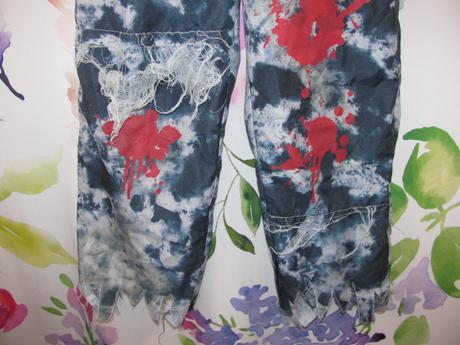 Karneval- kalhoty zombie halloween,