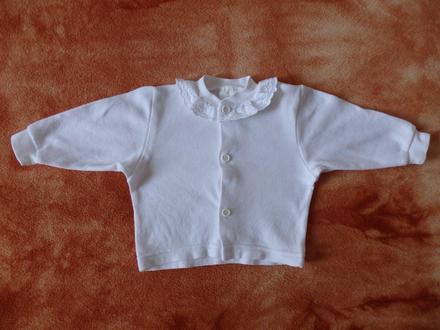 Tričko - kabátek s dlouhým rukávem, 62