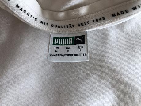 Puma tricko bile l detska pasuje 152-158, puma,152