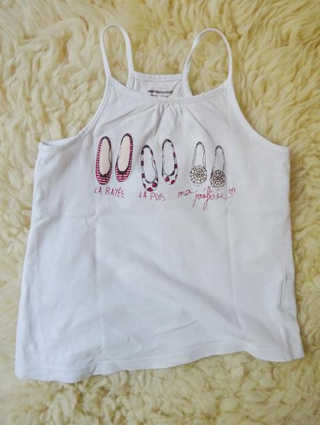 Letní top na ramínka, vertbaudet,110