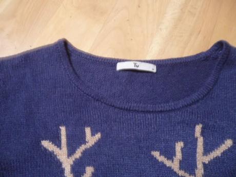 Vánoční svetr sněhulák vel.m-l, m