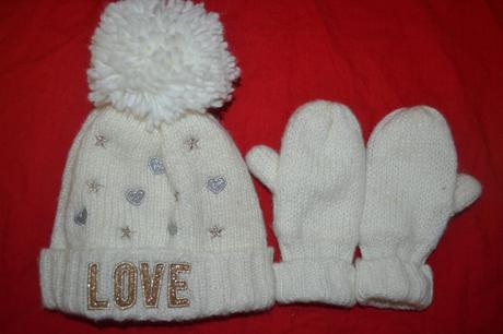Zimní set,čepice a rukavice s fleece,3-5 let, 110
