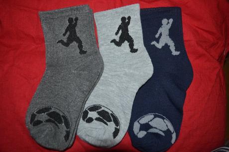 3x  ponožky s fotbalistou,v.26-27, 26 / 27