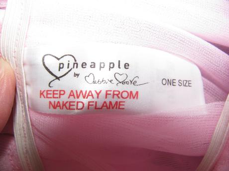 Růžová tylová sukně pineapple, 116