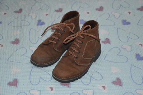 Kožené zimní podzimní boty, 32