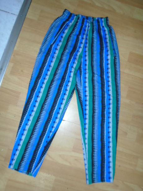 Kalhoty vzorové vel 140, 140