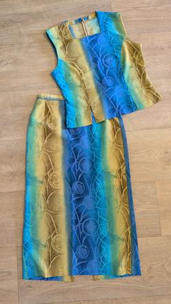 Krásný kostýmek, sukně + top vel. 40, 40