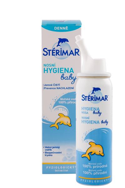Stérimar nosní hygiena baby. Máte v lékárničce?