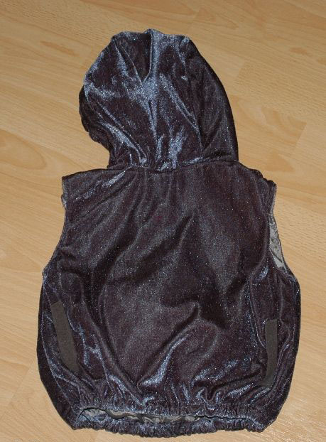 Karnevalový kostým maska sametový pavouček 1-3roky,