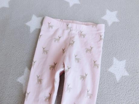 Legínky se srnečkami h&m vel.62/68, h&m,68