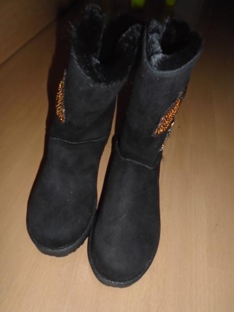 Boty zimní kožíšek teplé vel 38 stélka 24,5cm, 38
