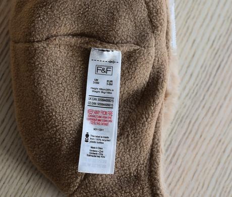 Čepice vel. 3 - 6 m, f&f,68