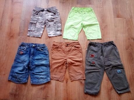 5 x kraťasy / šortky, 110/116, faf, caa, george.., c&a,110