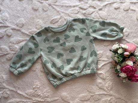 Mikina bledě zelená - v.12/18 měs., primark,86