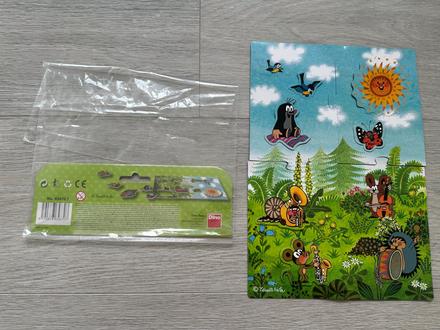 Dino magnetická puzzle krtek,