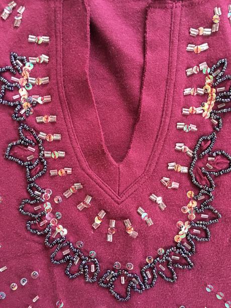 Dámské tílko s korálky vel. m ( 40 / 42 ), atmosphere,m