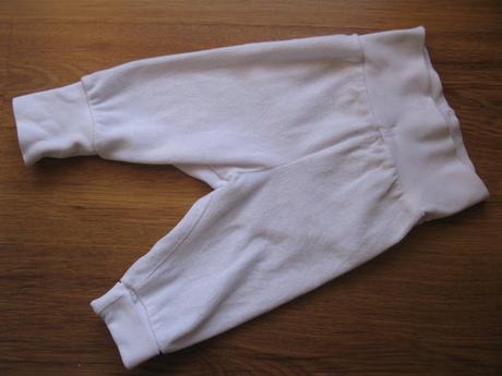 Samítkové tepláčky se zvýšeným pasem, h&m,62