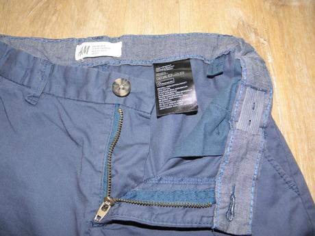 Chlapecké chino plátěné kraťasy zn. h&m vel.134, h&m,134