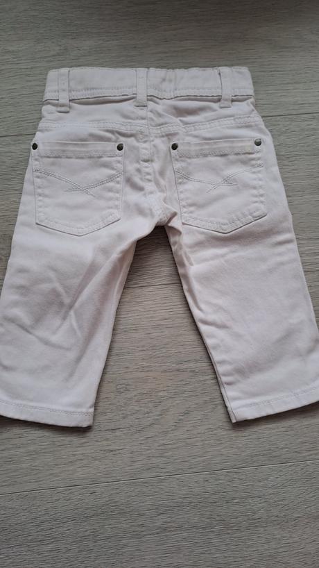Dívčí bílé 3/4 kalhoty, vel. 92/98, 92