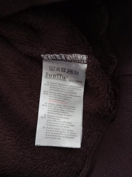 Mikina chlupatka 92 lupilu, lupilu,92