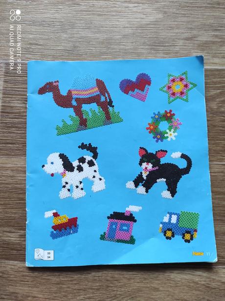 Knížečka s návody na zažehlování korálků, 