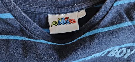 6x tričko - halloween, tlapková patrola, pj masks, 110