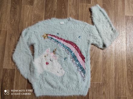 Chlupatý svetr, f&f,158