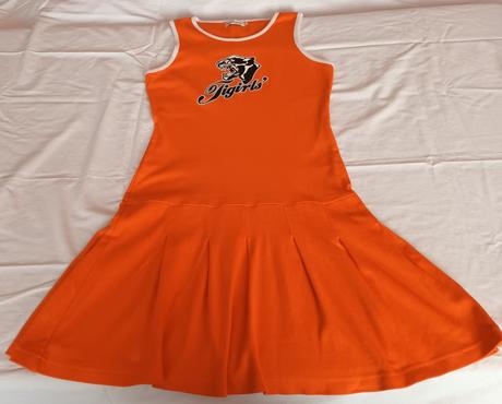 Oranžové šaty s tigrem terranova, terranova,m