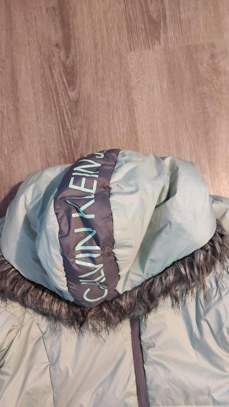 Dívčí zimní bunda, calvin klein,152