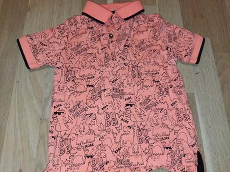 Oranžové tričko s dinosaury 92 george, george,92