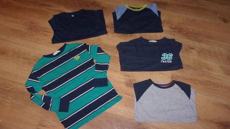 Trička zn. h&m, vel. 122/128, h&m,122