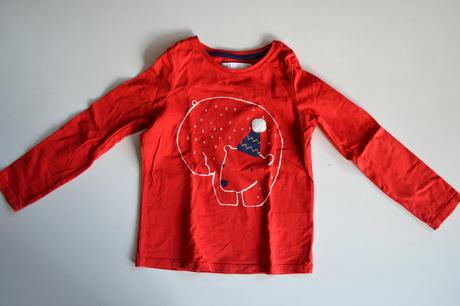 Bavlněná trička s ledním medvídkem - 2ks, marks & spencer,116