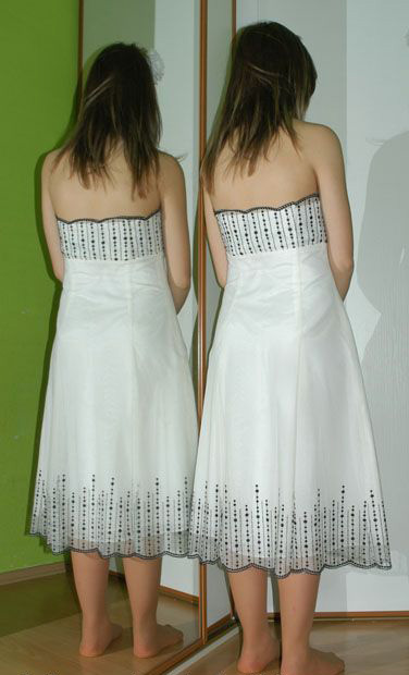 Společenské slavnostní tylové šaty, tesco,40