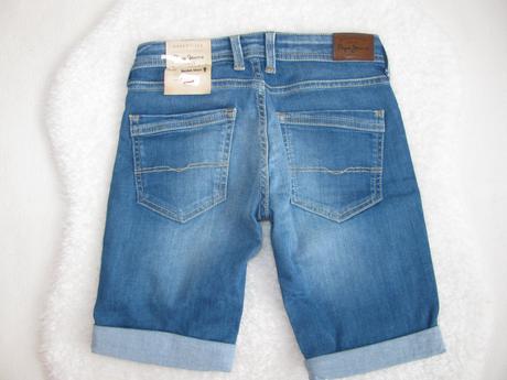 Elastické džínové kraťasy pepe jeans unisex, pepe jeans,128