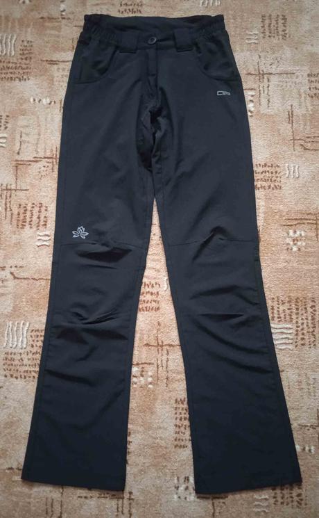 Dámské softshellové kalhoty černé alpine pro xs 34, alpine pro,xs