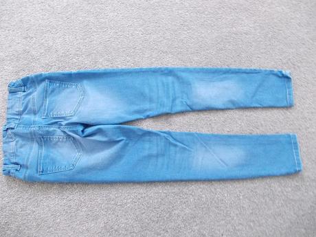 Modré rifle / džíny, vel.152, c&a,152