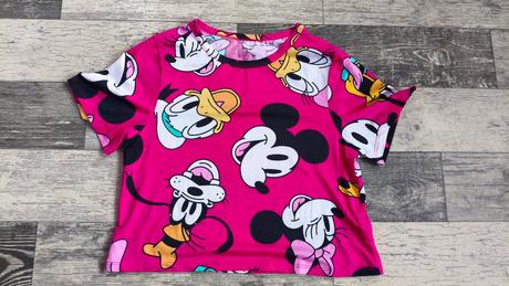 Triko croptopové dívčí, disney,140