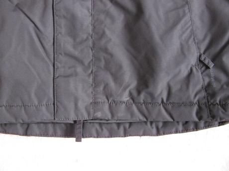 Zimní černá bunda s kapuci v límci, wedze,134