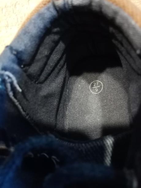 Kotníkové látkové tenisky vel. 27, 27