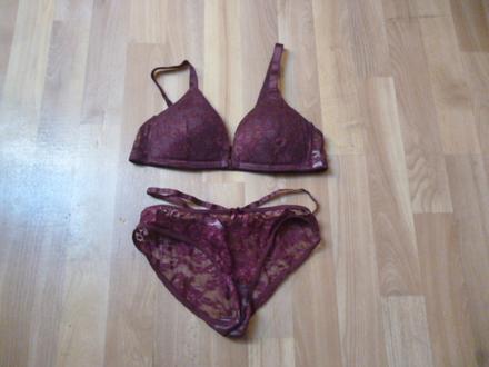 Souprava kalhoty a podprsenka vel.m, m