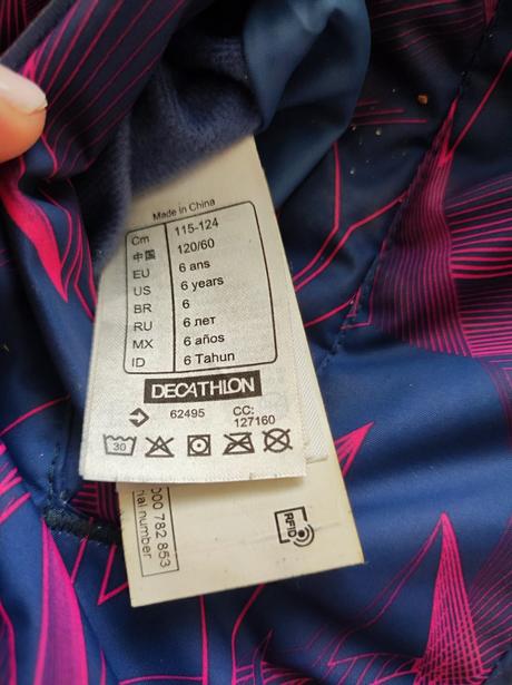 Zimní bunda wedze 115-124, wedze,116