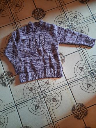 Dívčí rolákový svetr vel. 104 - 110, 104