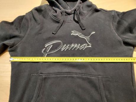 Mikina s kapucí černá puma, puma,m