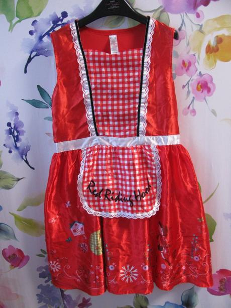 Karnevalové šaty červená karkulka, 