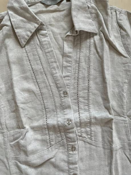 Lněná halenka, vel 16/xl/xxl, mia moda, xl